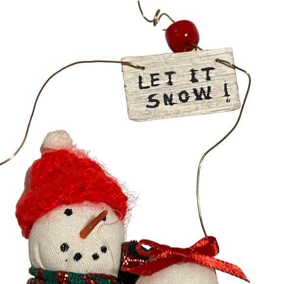 Vintage Snowman Family Christmas Ornament - Picture 5 of 6